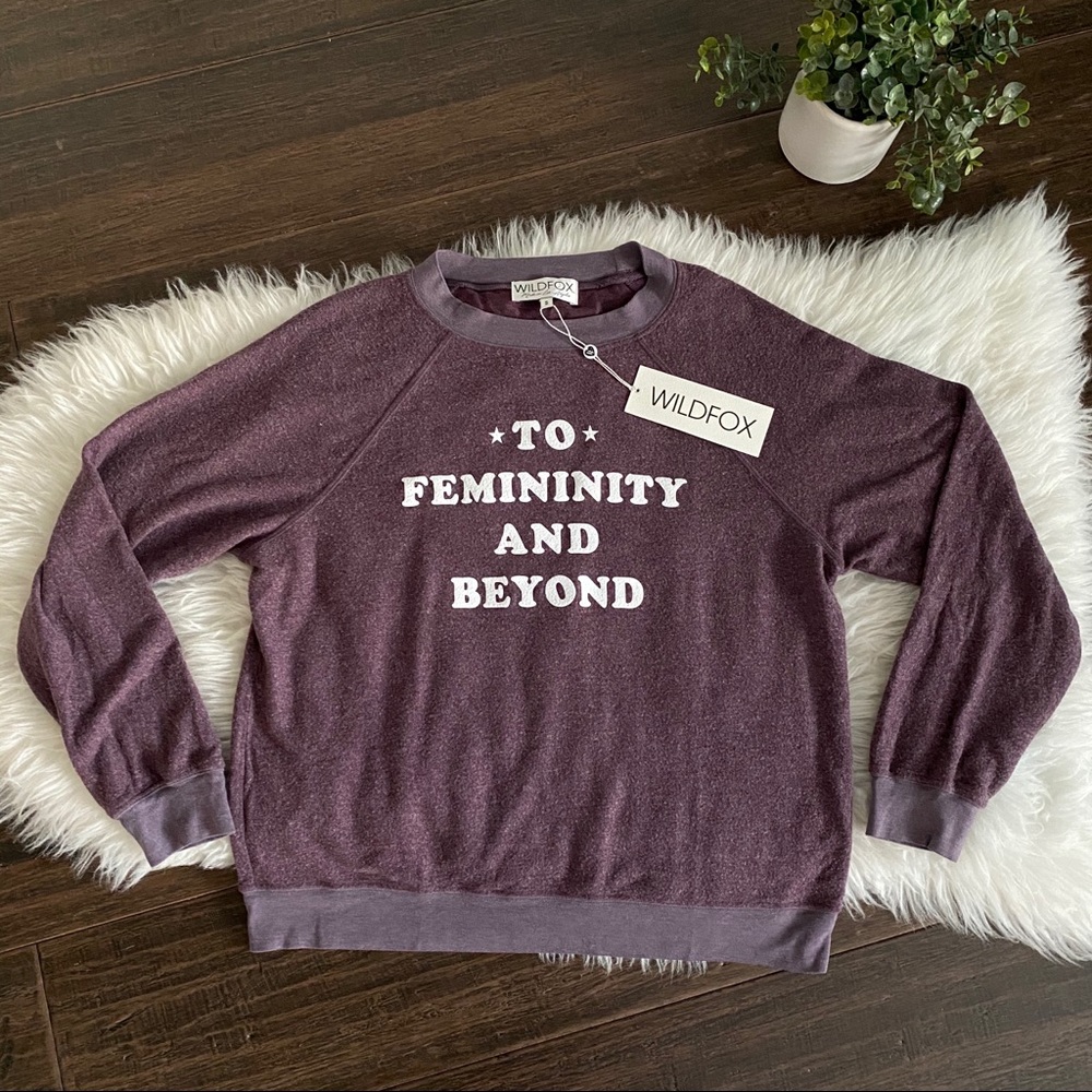 Wildfox Sweatshirt Purple To Femininity And Beyond